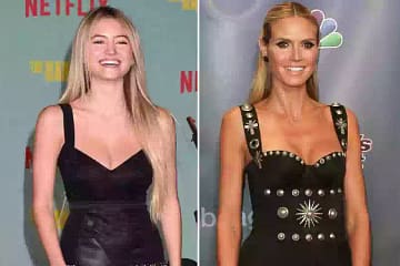 Leni Klum apparently searched Mama Heidi Klum's closet for her prom. The model found it.