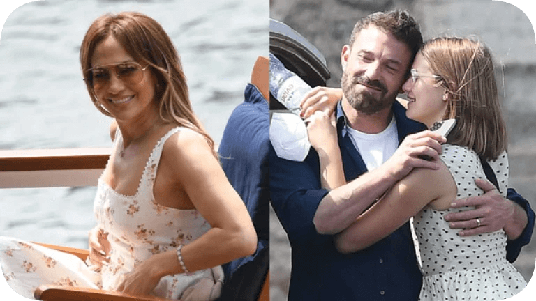 jennifer lopez was spotted with ben affleck's 16-year-old daughter violet affleck in Beverly hills earlier on Saturday.